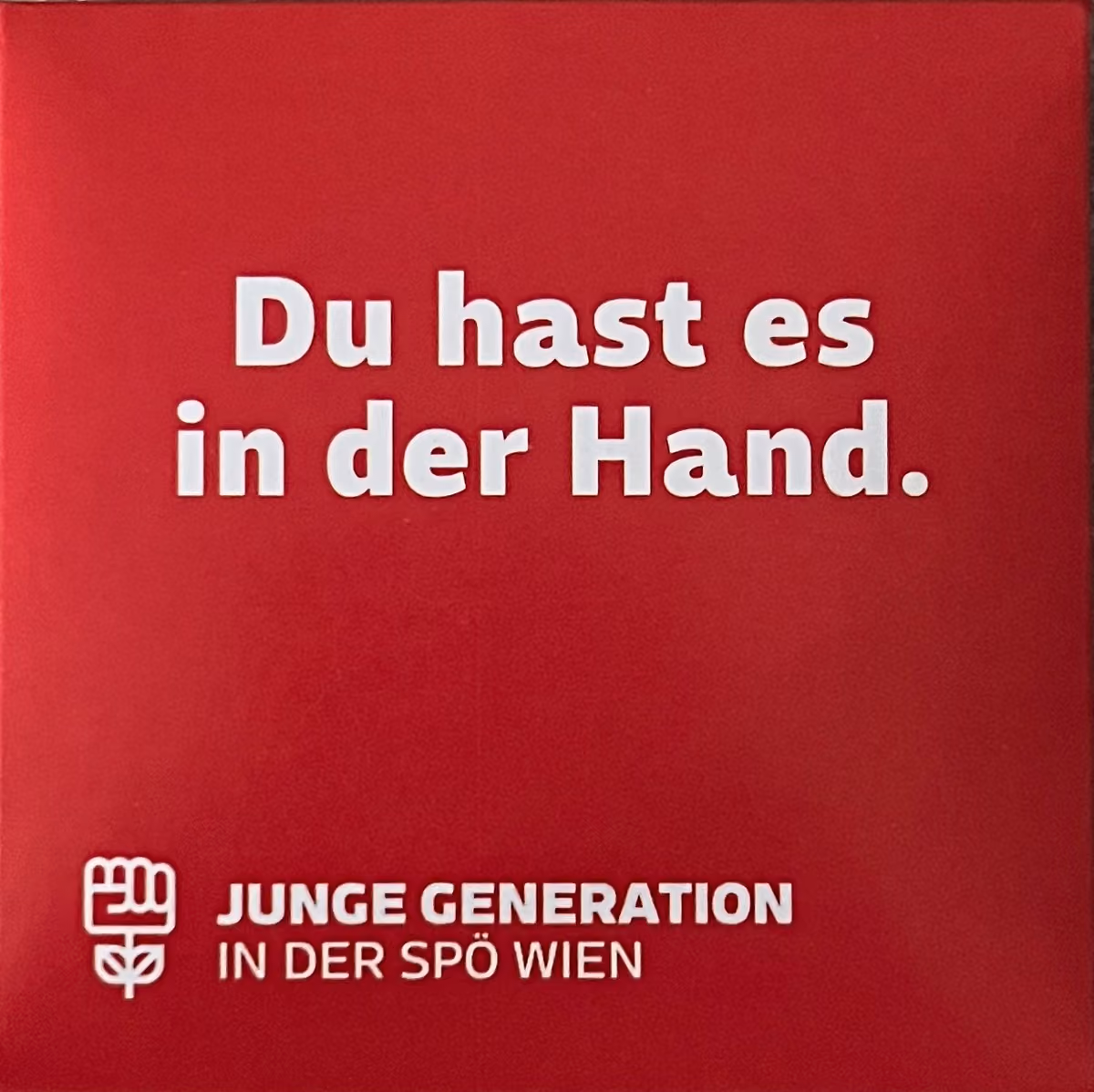 JG in der SPÖ-Wien - Du hast es in der Hand