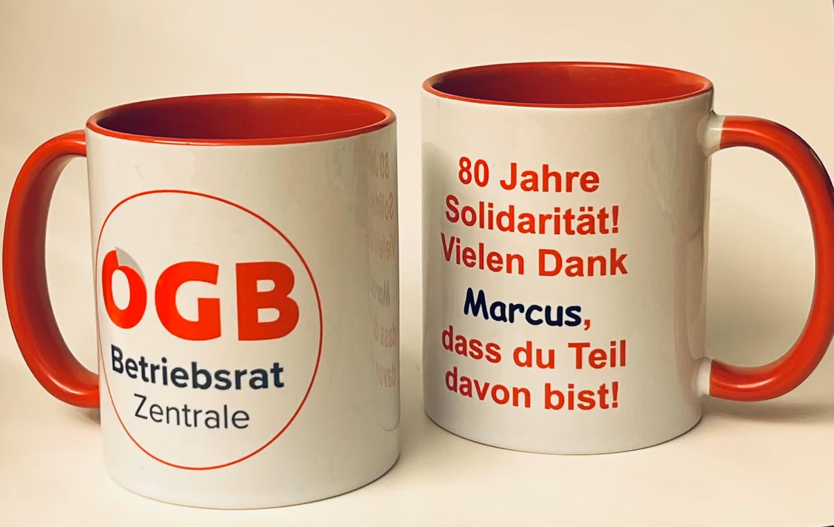 ÖGB Betriebsrat Zentrale - 80 Jahre Solidarität! Vielen Dank, MARCUS, dass du Teil davon bist!