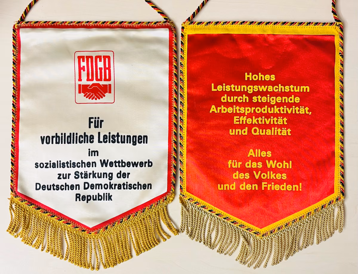 FDGB - Für vorbildliche Leistungen im sozialistischen Wettbewerb zur Stärkung der Deutschen Demokratischen Republik