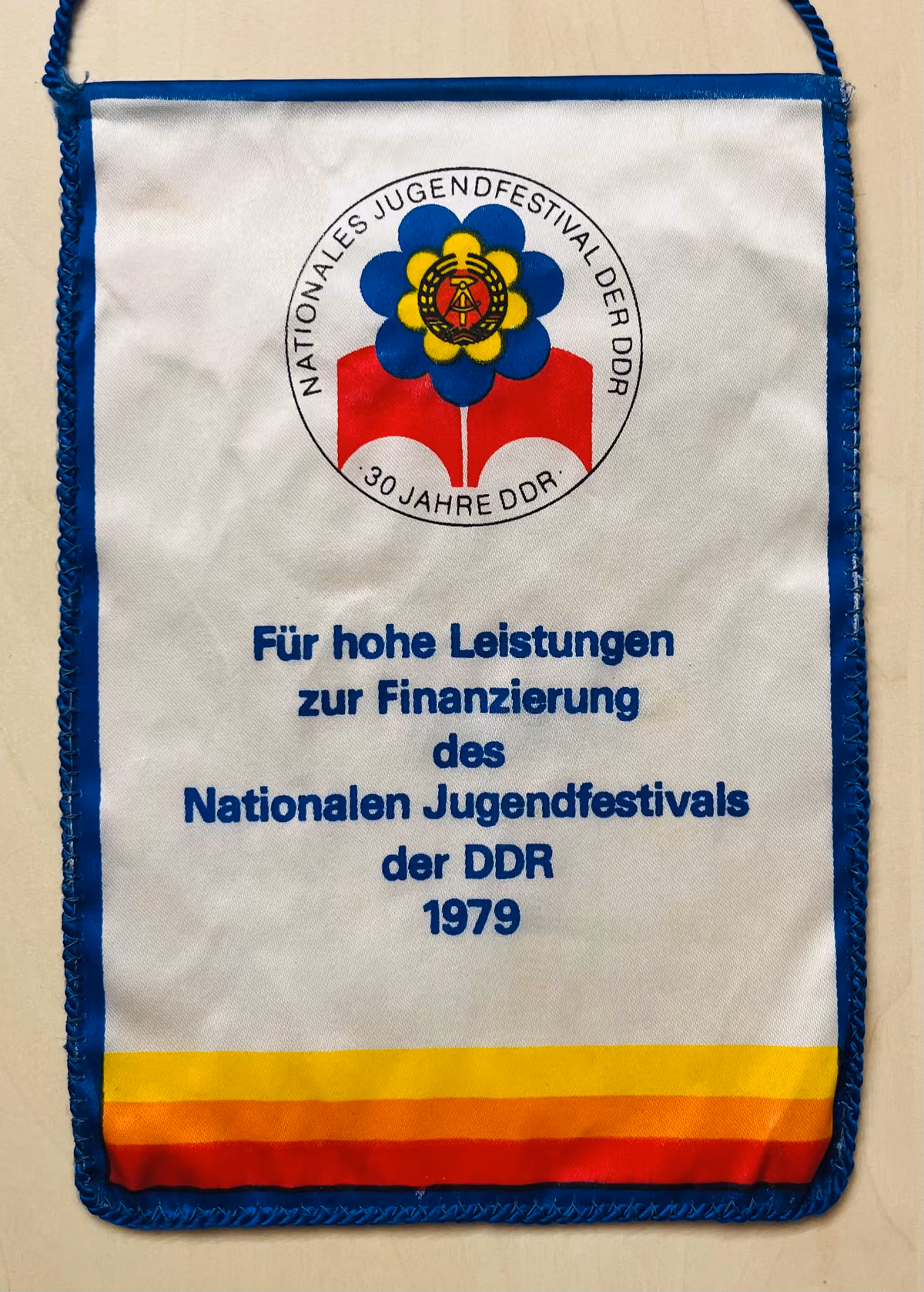 Für hohe Leistungen zur Finanzierung des Nationalen Jugendfestivals der DDR 1979