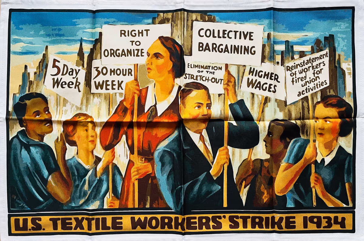 US Textile Worker´s Strike 1934