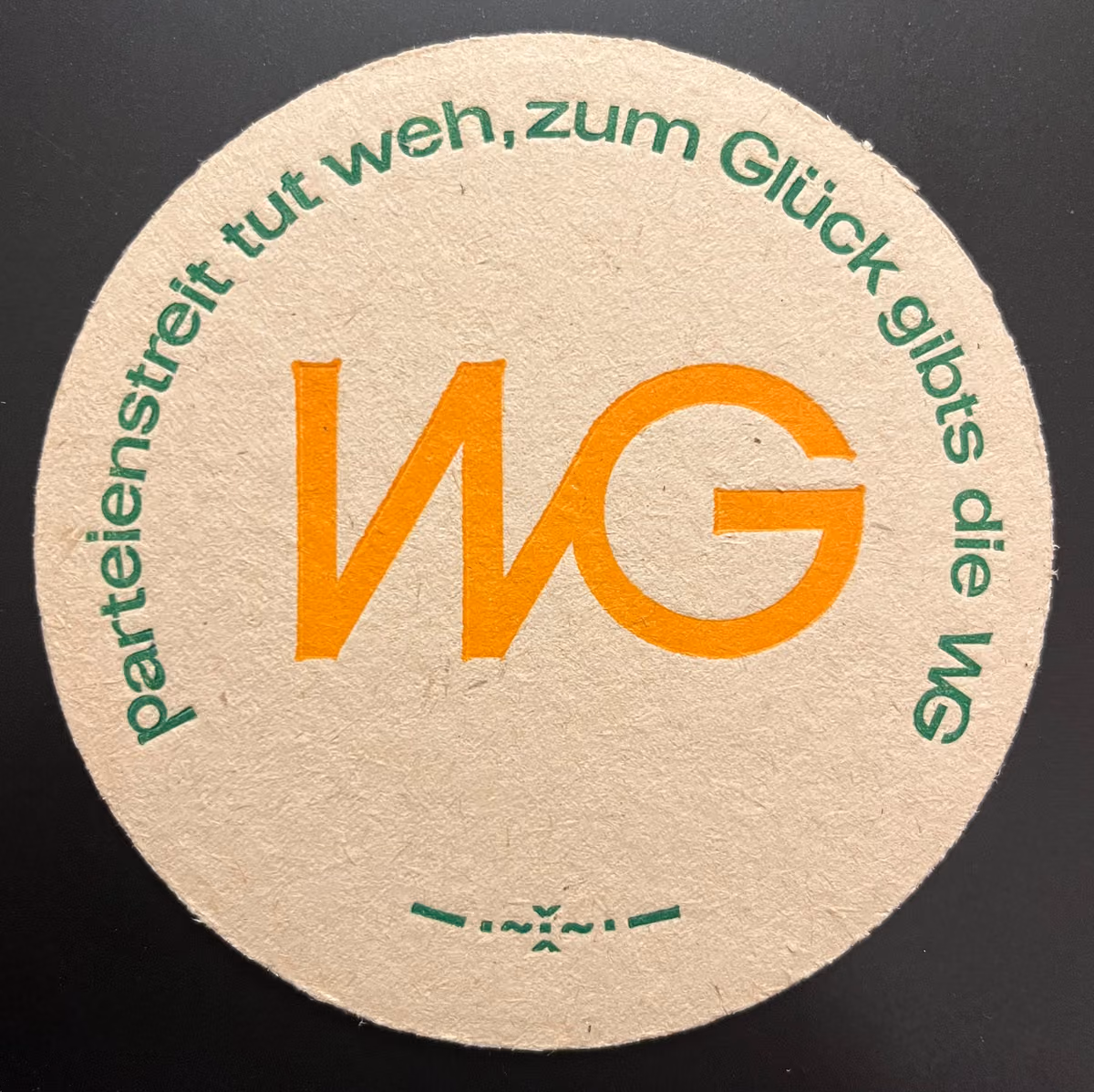 Parteienstreit tut weh, zum Glück gibts die WG