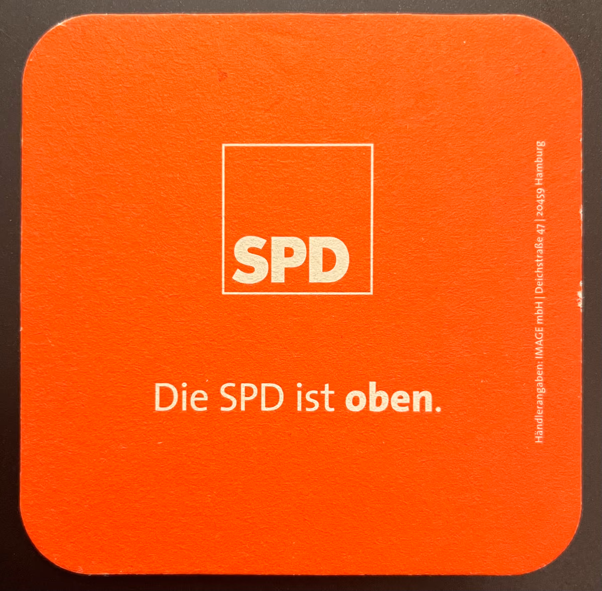 Die SPD ist oben - Sie können es drehen und wenden, wie Sie wollen.