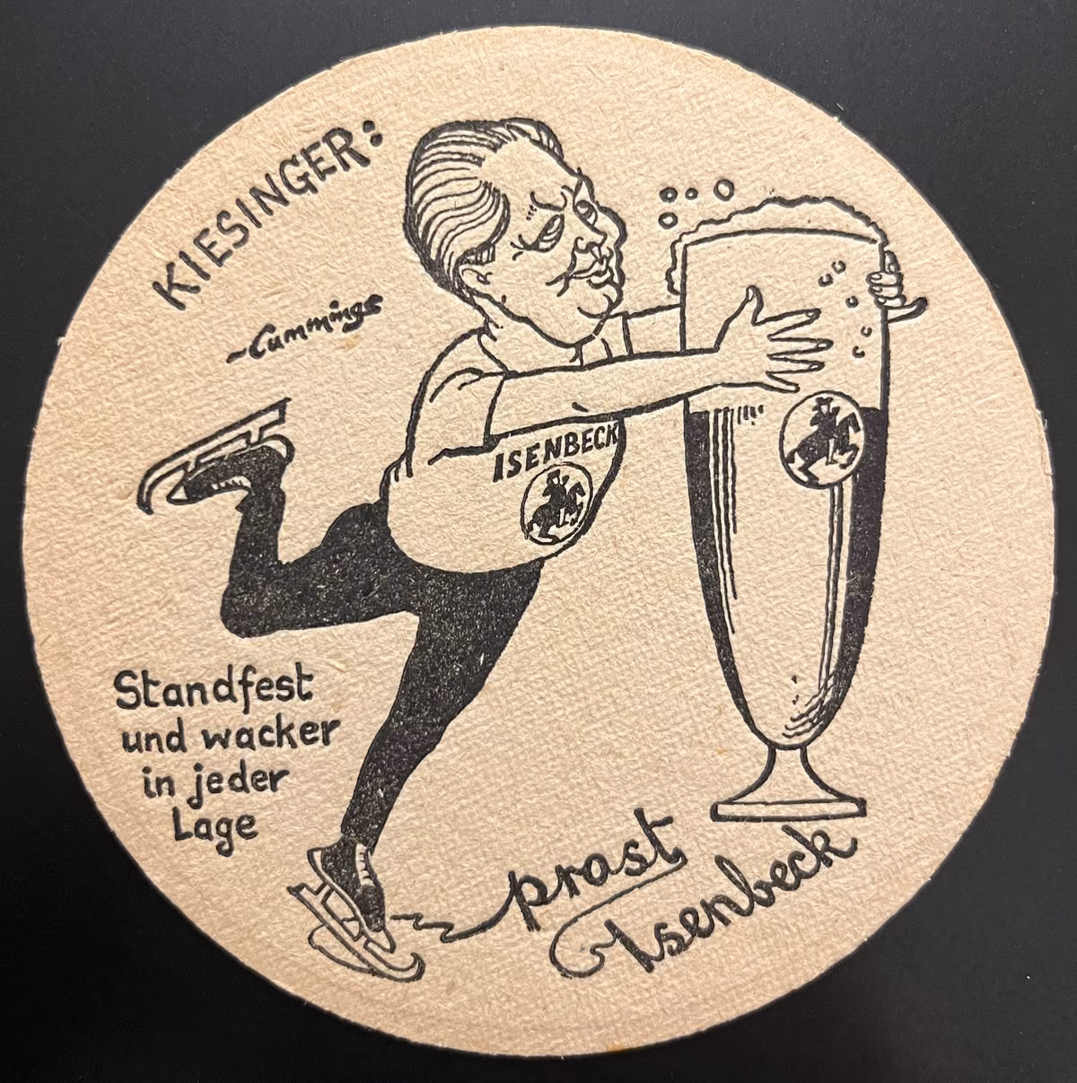 Kurt Georg Kiesinger - Standfest und wacker in jeder Lage - Prost Isenbeck