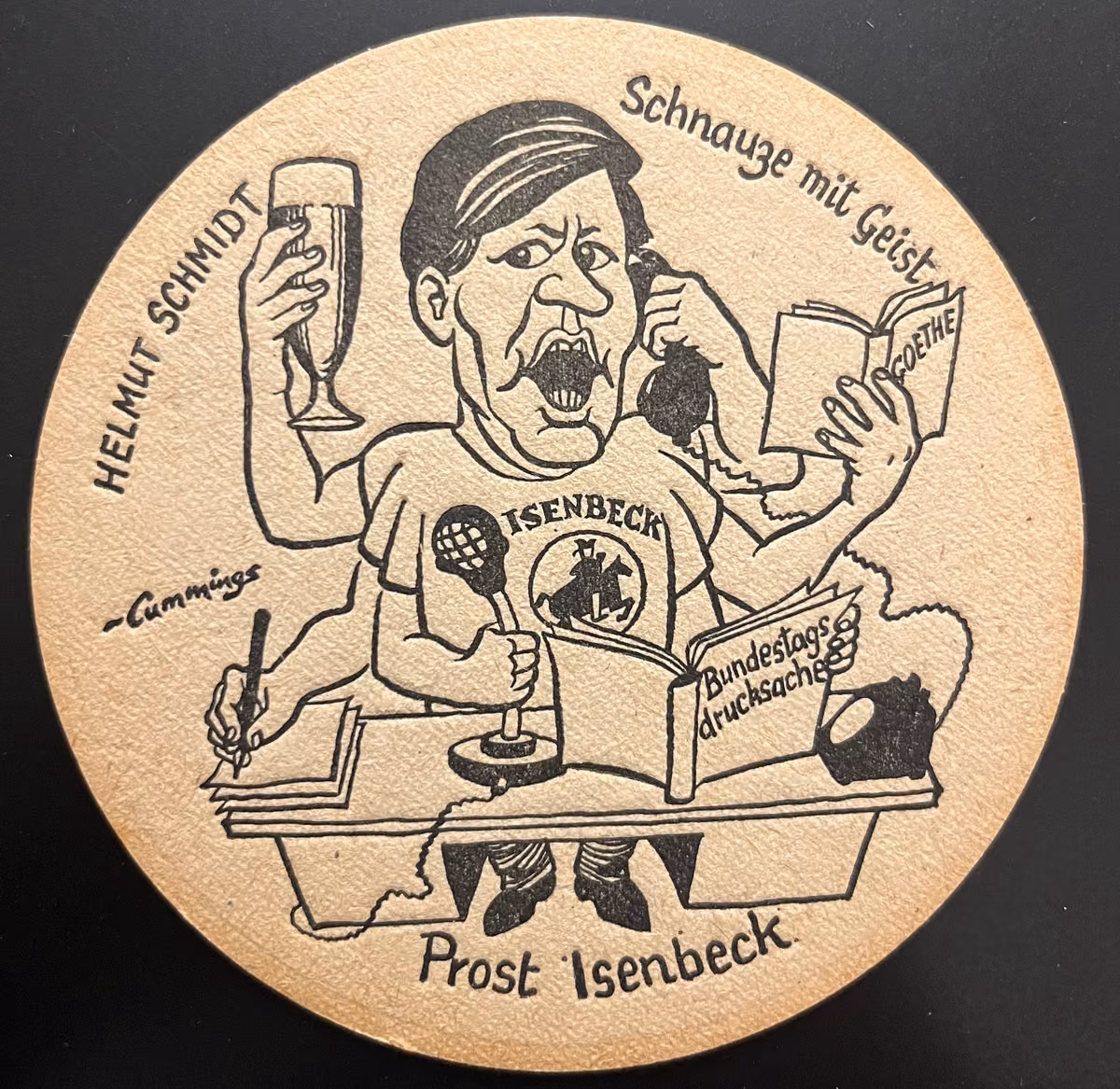 Helmut Schmidt - Schnauze mit Geist - Prost Isenbeck