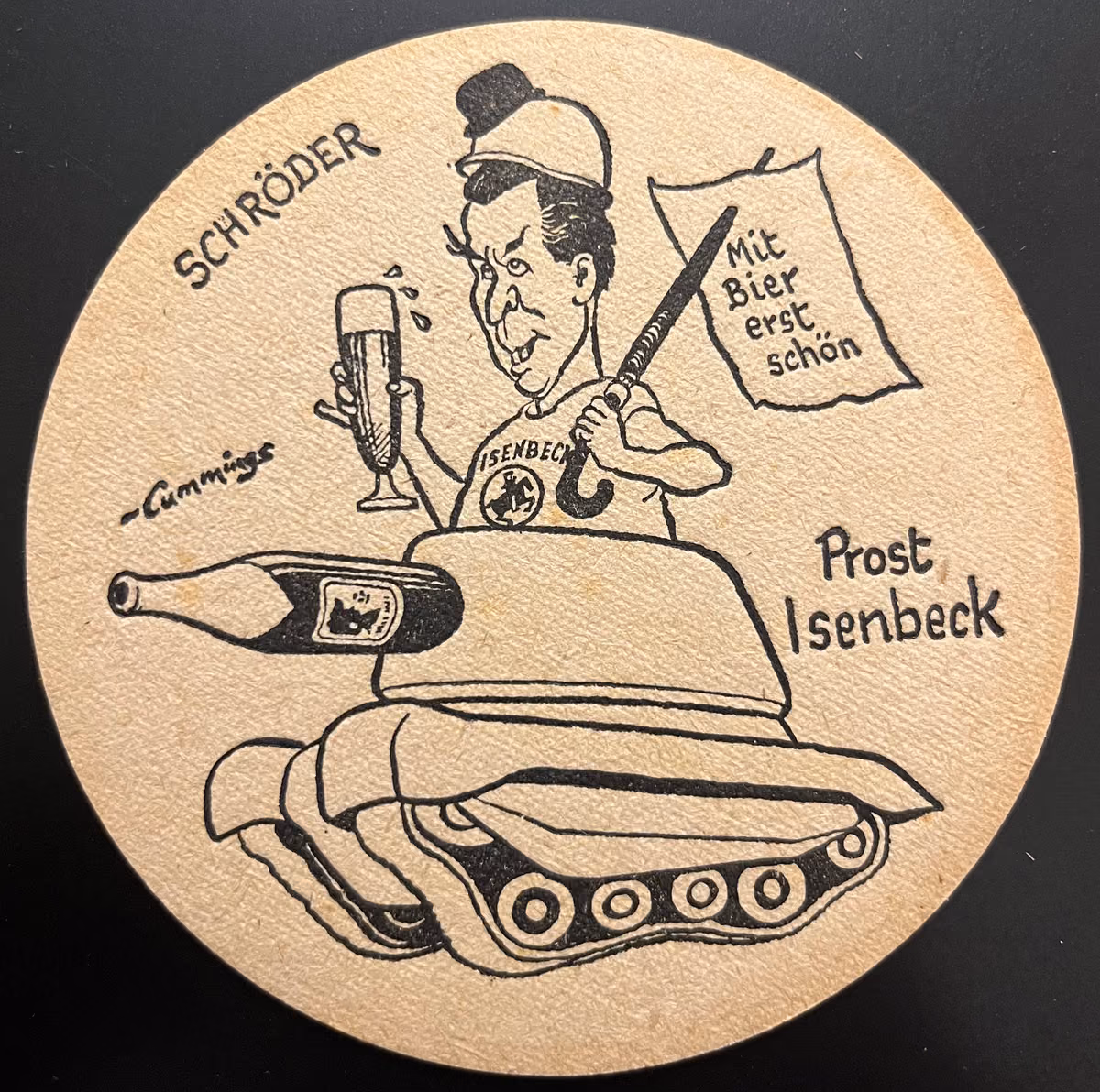 Gerhard Schröder - Mit Bier erst schön - Prost Isenbeck