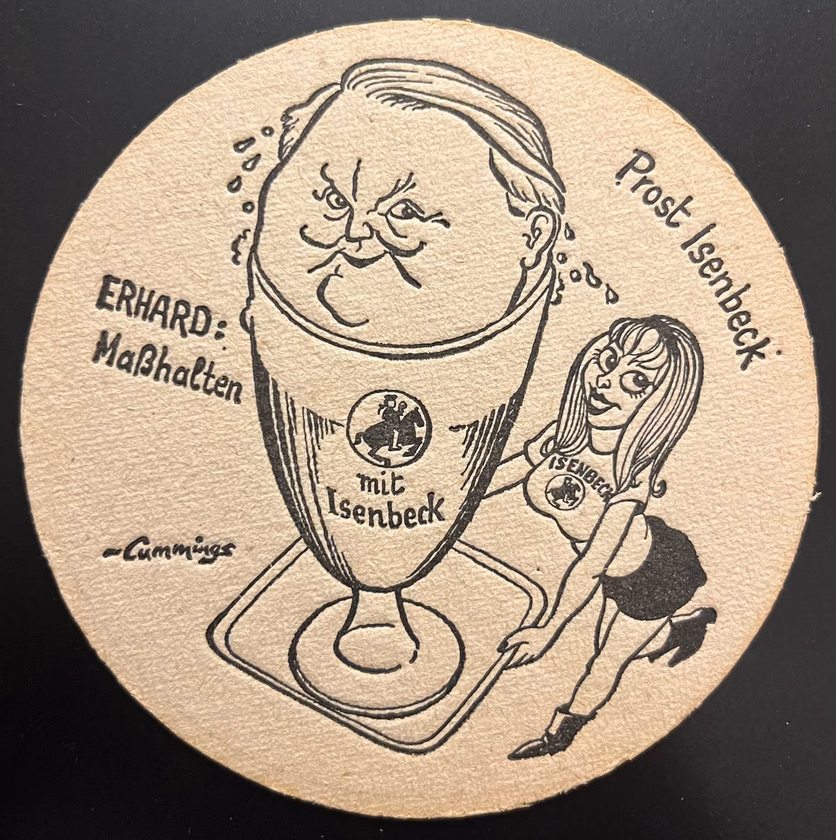 Ludwig Erhard - Masshalten - Prost Isenbeck