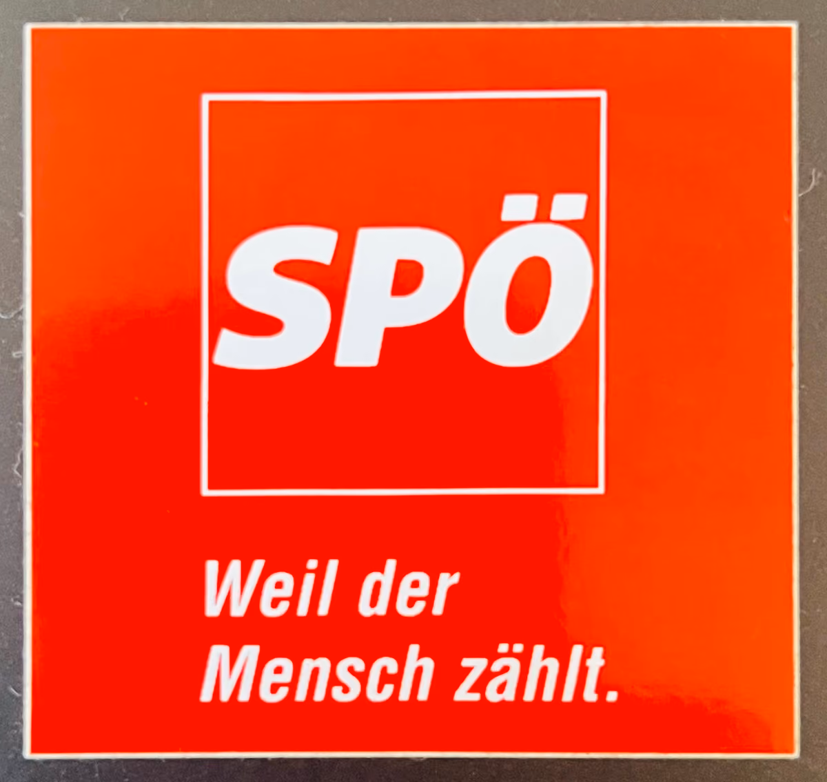 SPÖ - Weil der Mensch zählt