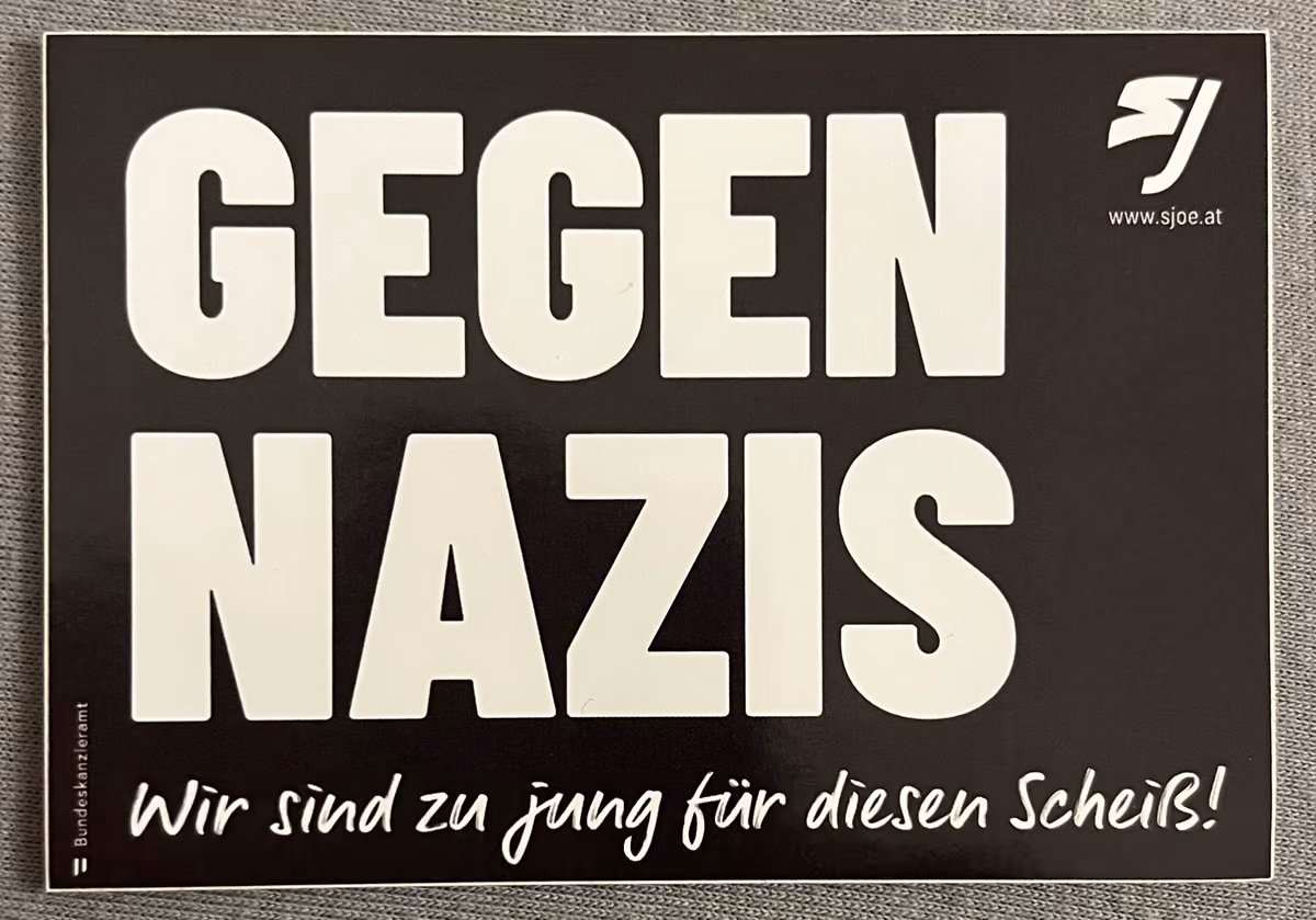 SJÖ - Gegen Nazis - Wir sind zu jung für diesen Scheiß!