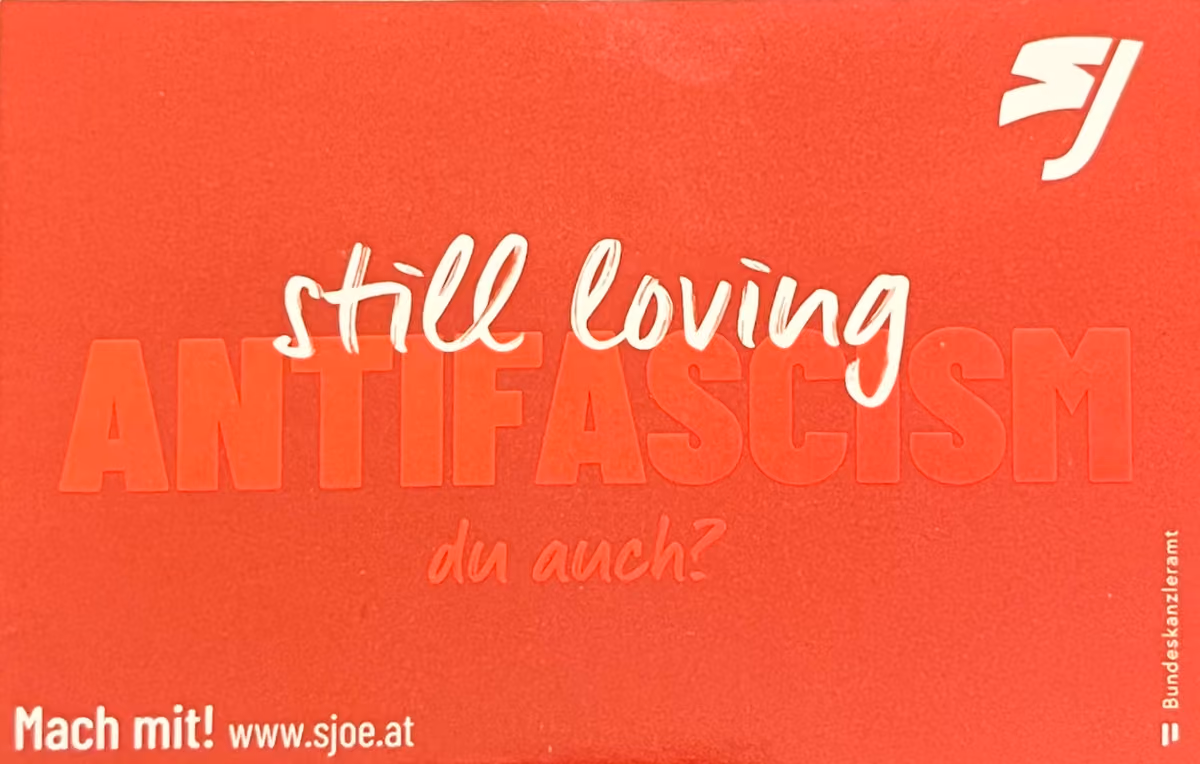 SJÖ - Still loving Antiracism - du auch? Mach mit!