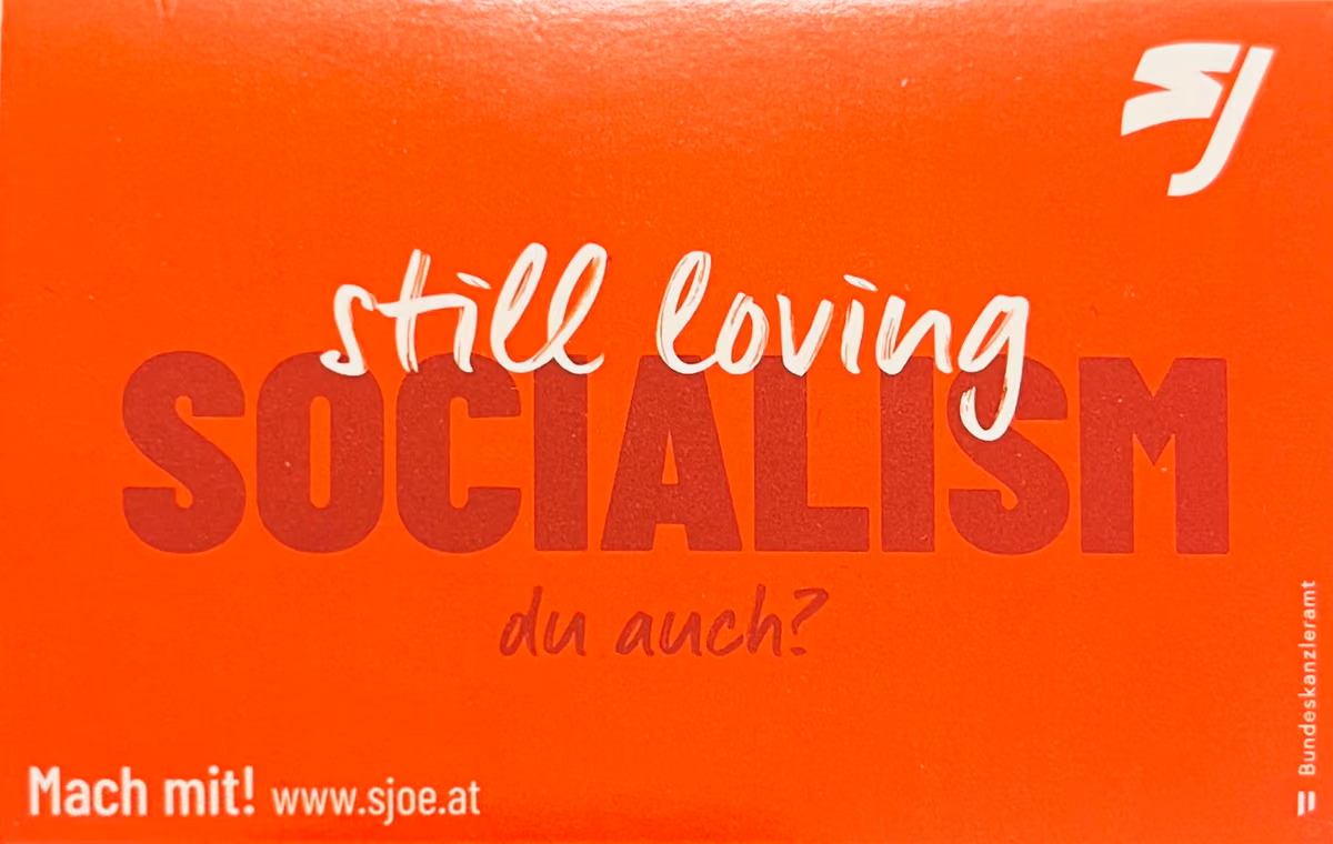 SJÖ - Still loving Socialism - du auch? Mach mit!