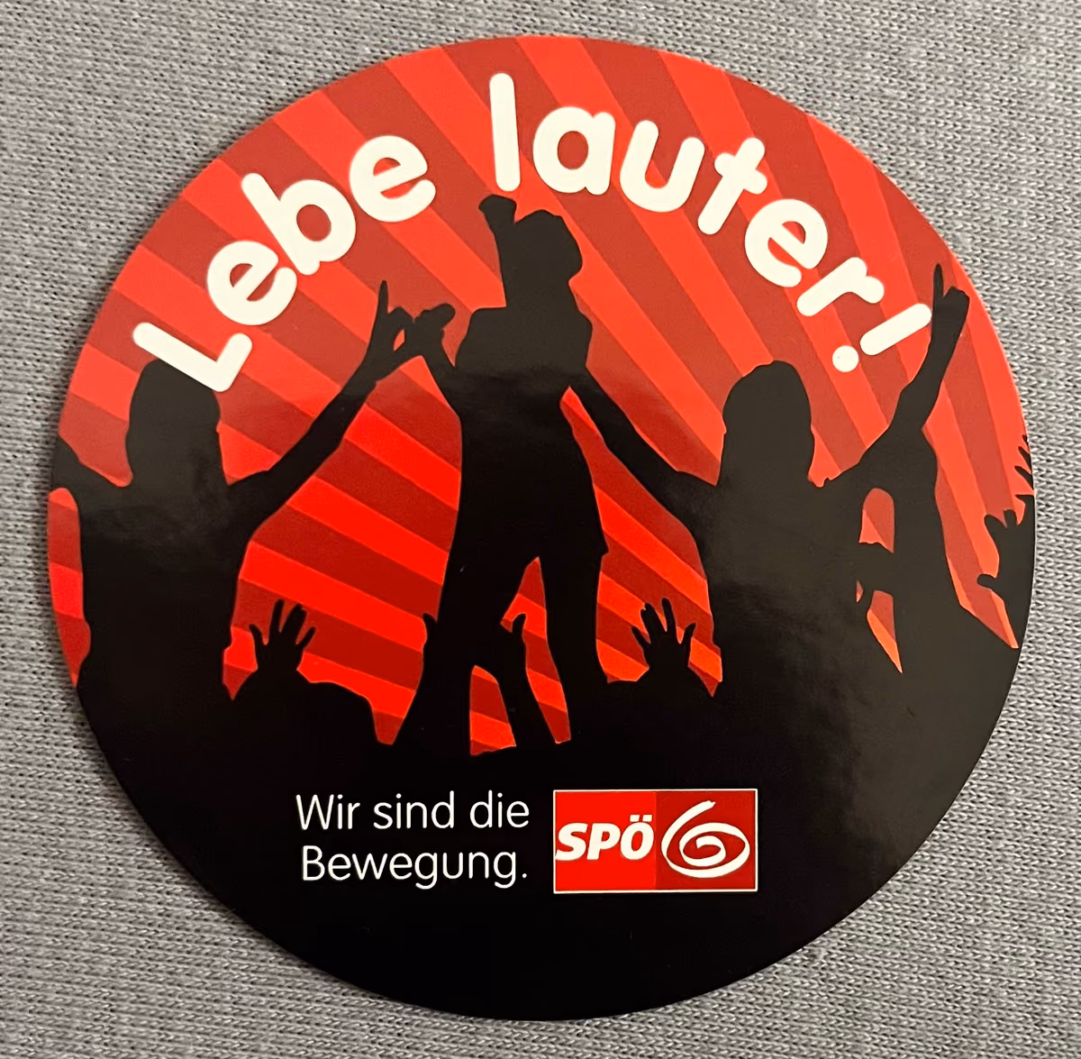 Lebe lauter! Wir sind die Bewegung.