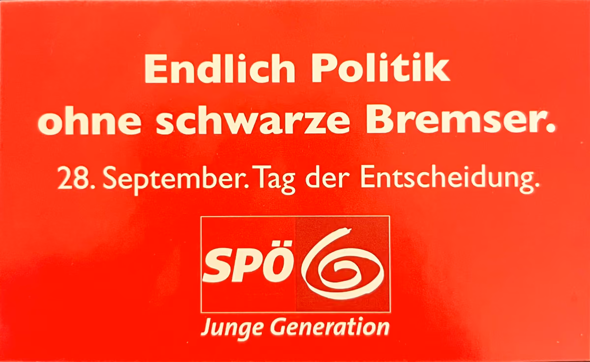 Endlich Politik ohne schwarze Bremser.