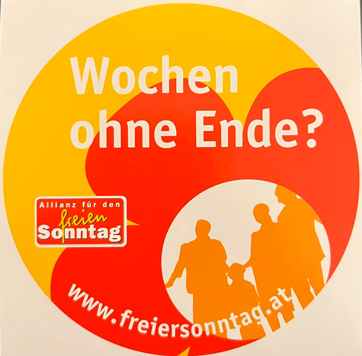 Allianz für den freien Sonntag - Wochen ohne Ende?