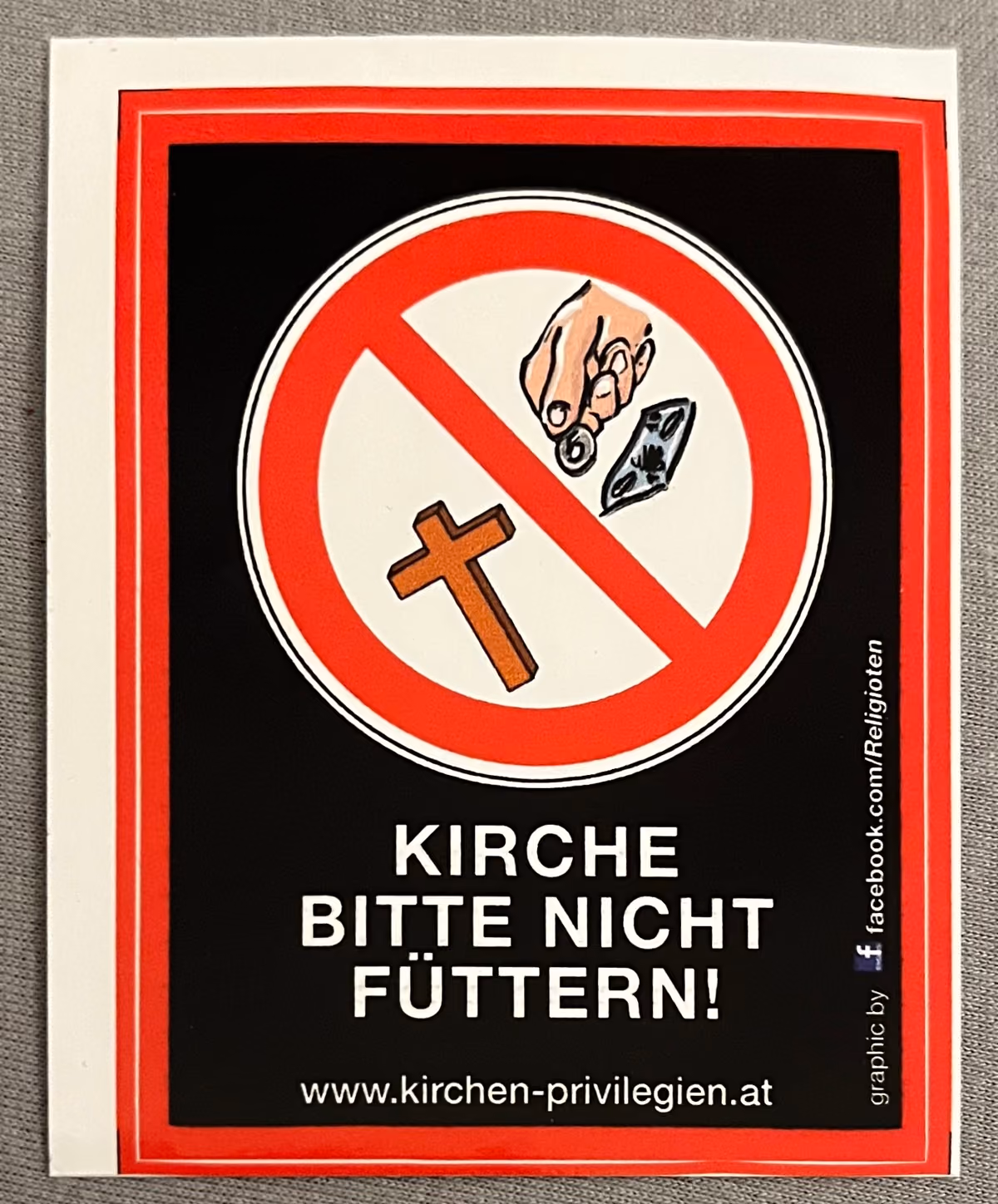 Kirche bitte nicht füttern!