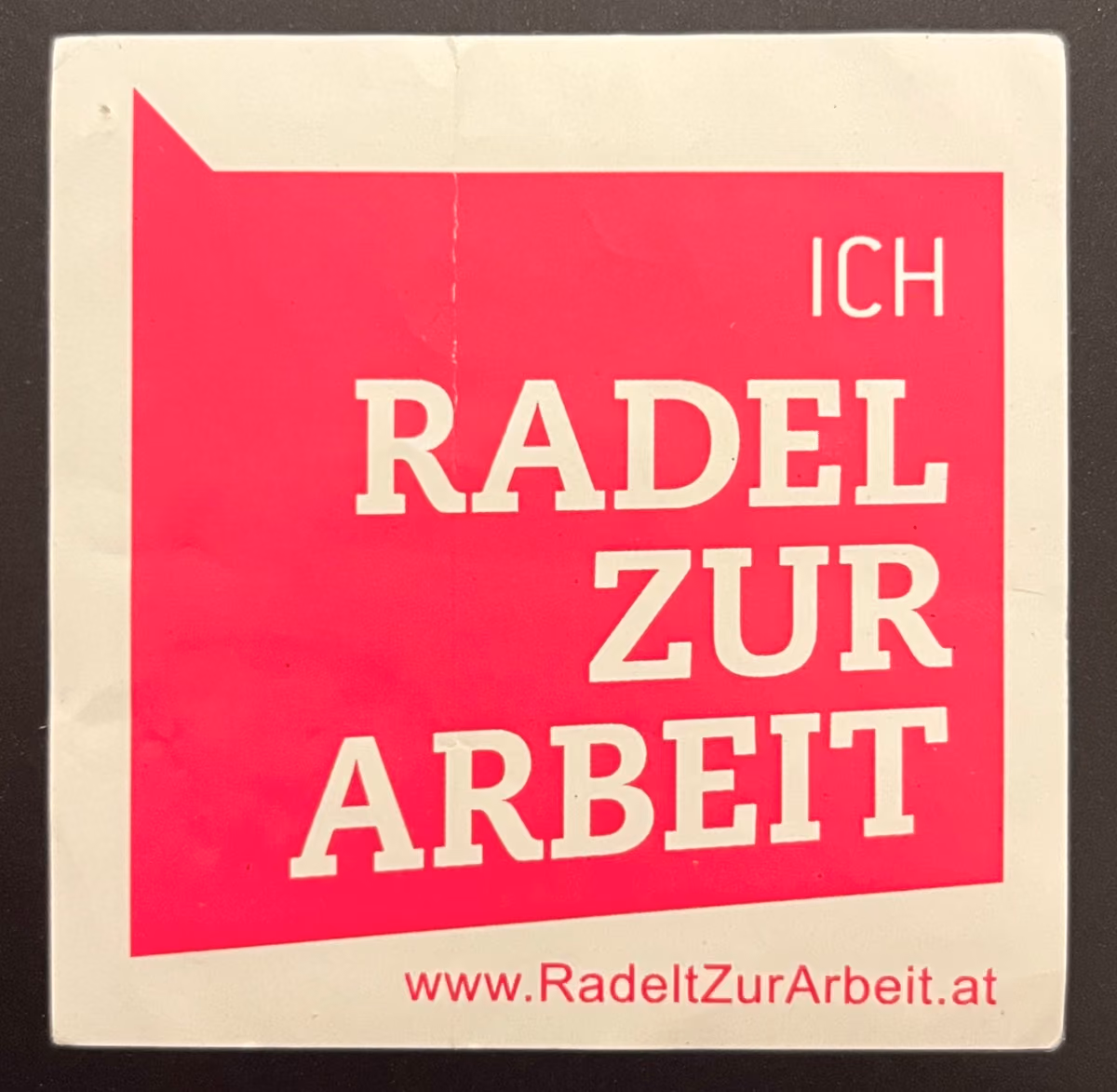 Ich radel zur Arbeit