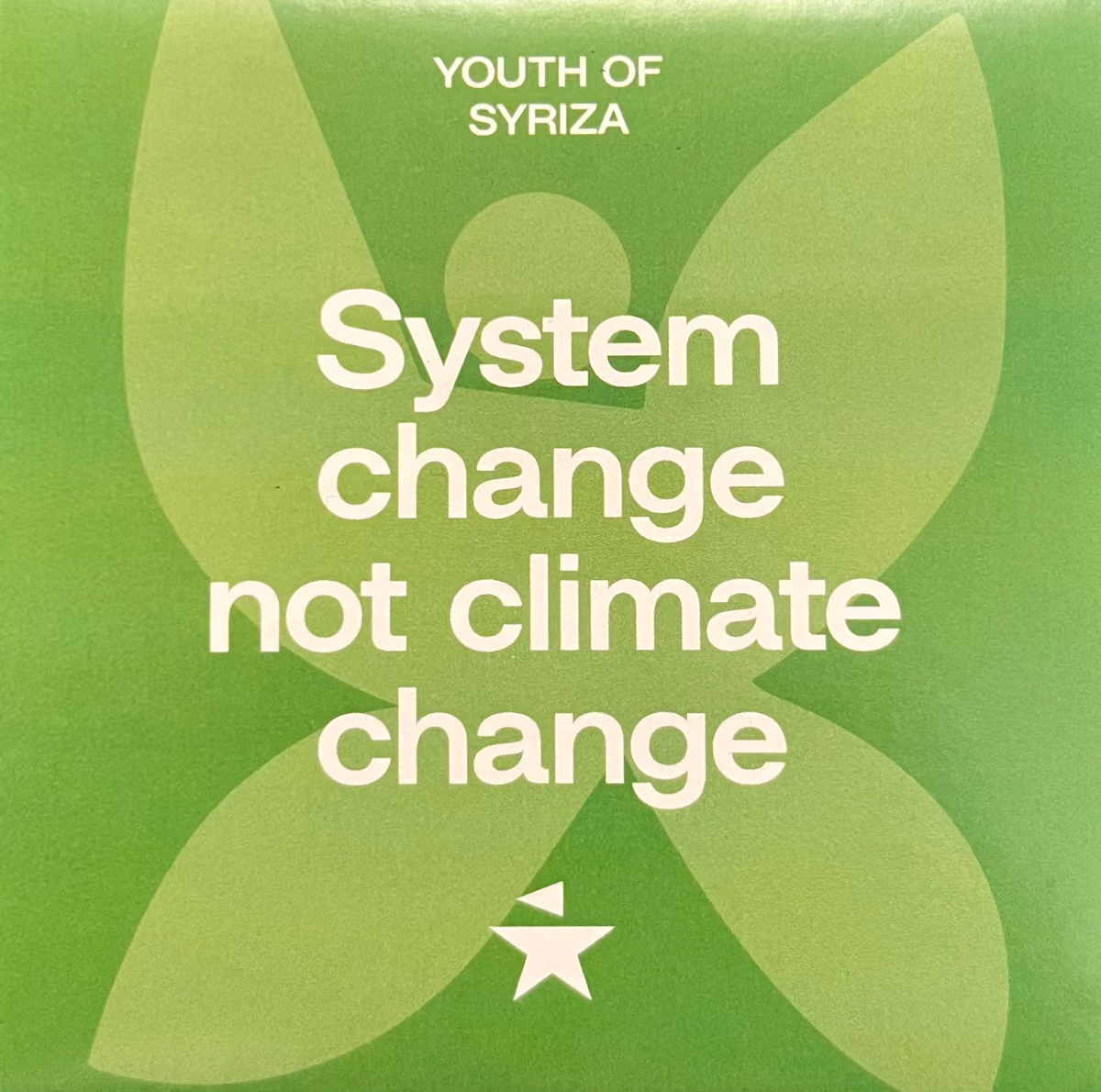 Youth of Syriza - System Change not Climate Change