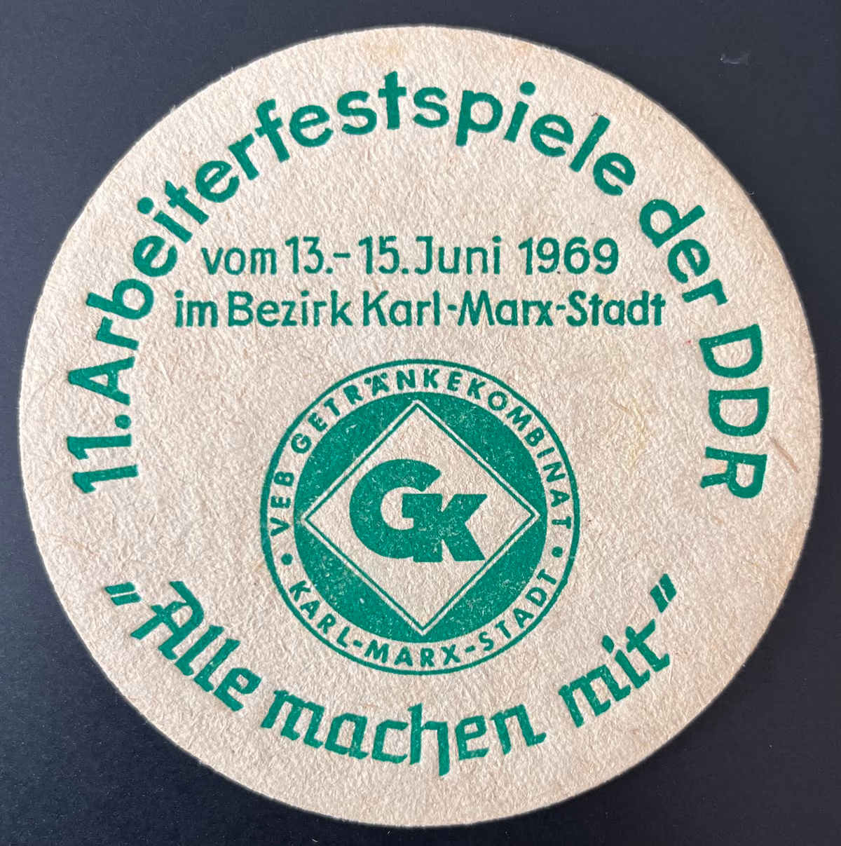 11. Arbeiterfestspiele der DDR vom 13.-15.Juni 1969 im Bezirk Karl-Marx-Stadt - "Alle machen mit"