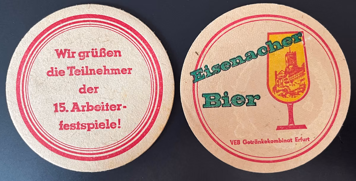 Wir grüßen die Teilnehmer der 15. Arbeiterfestspiele!