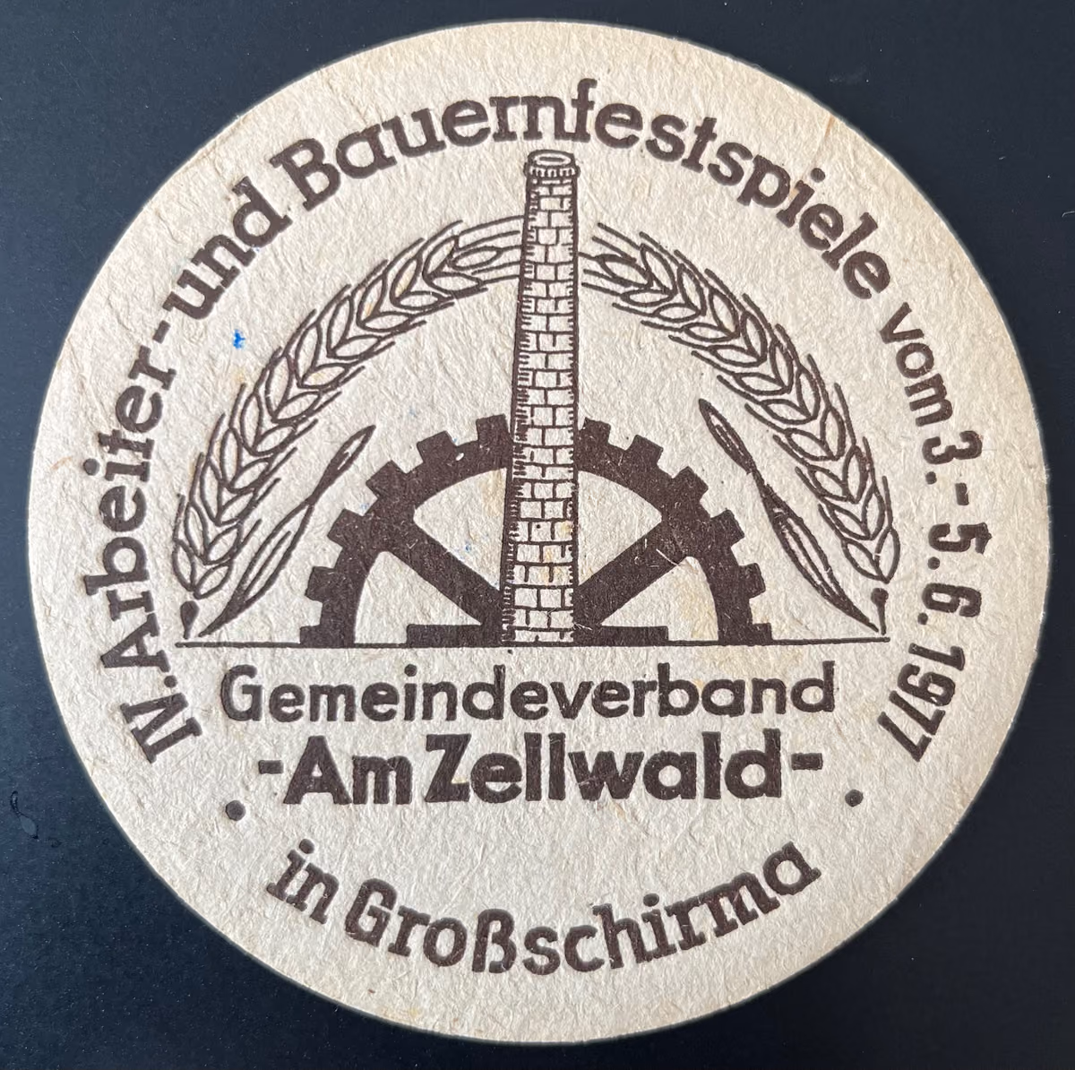 IV. Arbeiter- und Bauernfestspiele vom 3.-5.6.1977 in Großschirma - Gemeindeverband am Zellwald