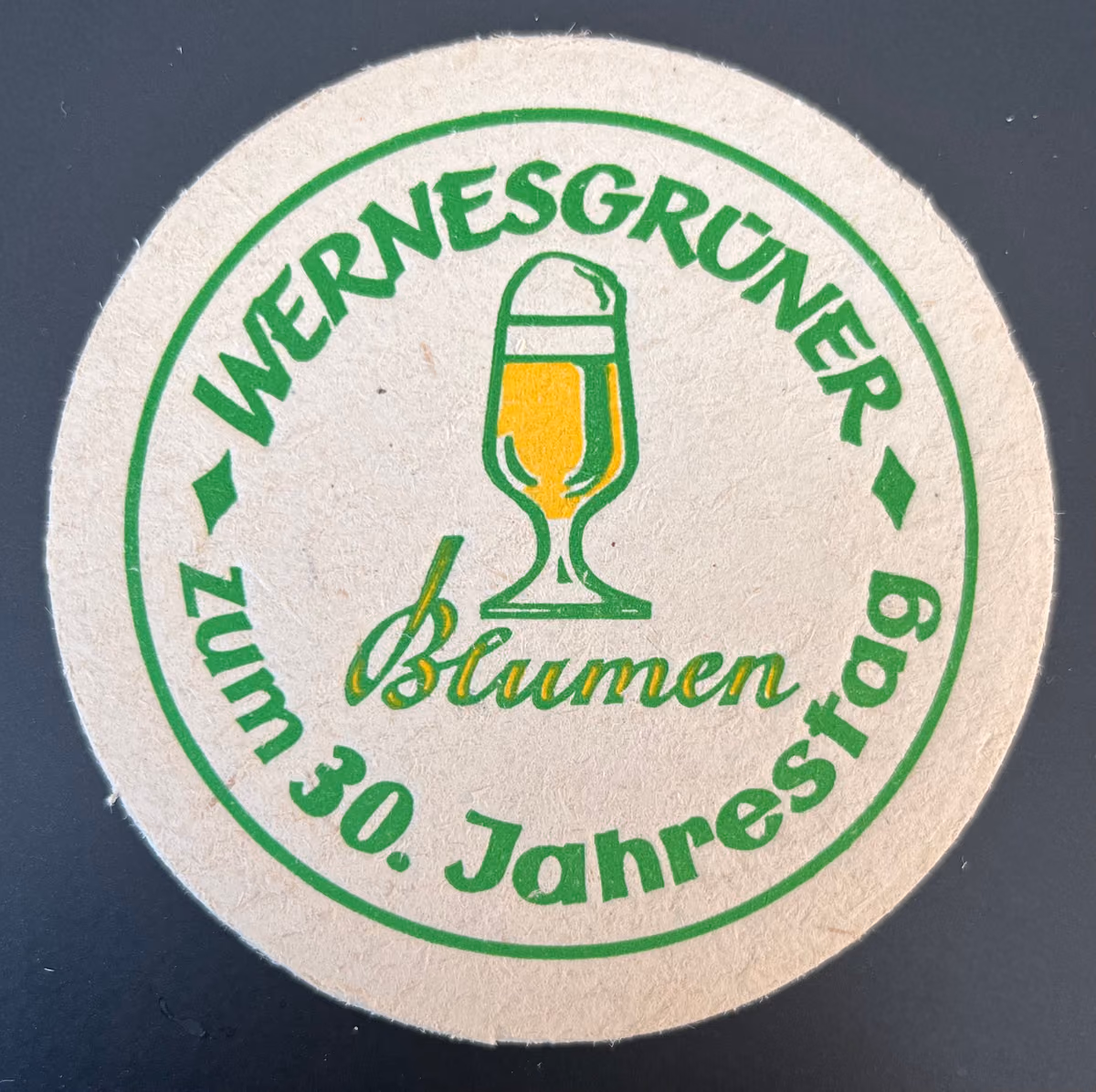 Wernersgrüner Blumen zum 30. Jahrestag