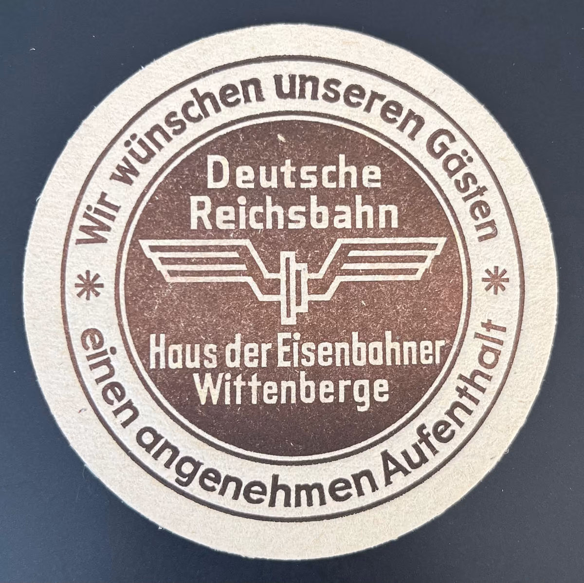 Deutsche Reichsbahn - Haus der Eisenbahner Wittenberge - Wir wünschen unseren Gästen einen angenehmen Aufenthalt