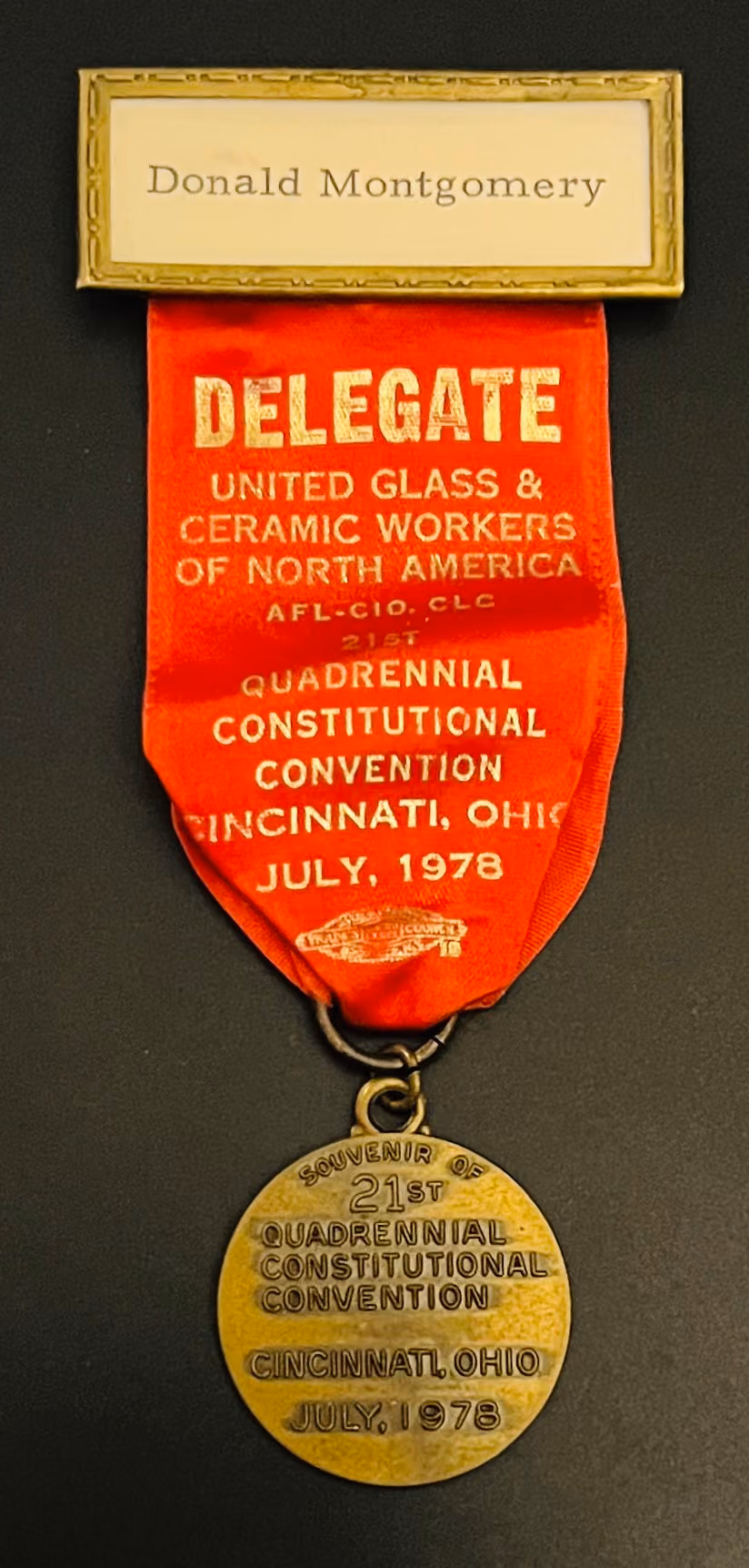 United Glass & Ceramic Workers of North America, AFL-CIO, CLC - 21st Quadrennial Constitutional Convention