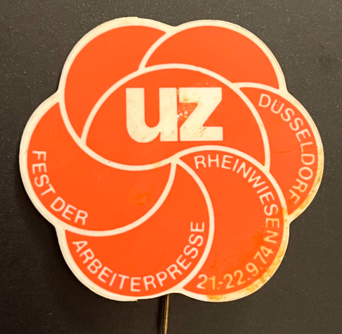 UZ - Fest der Arbeiterpresse - Rheinwiesen 21.-22.9.74 Düsseldorf