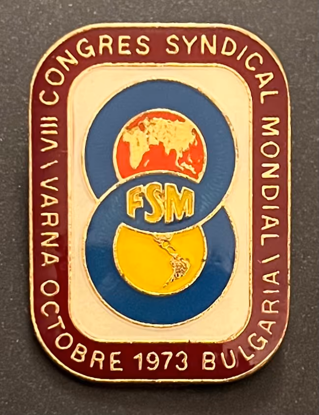 WGB - VIII. Weltgewerkschaftskongress - Warna, Oktober 1973, Bulgarien