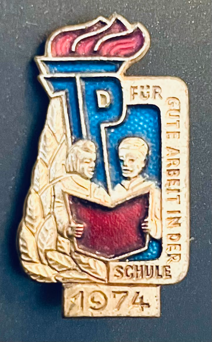 Thälmann-Pioniere - Für gute Arbeit in der Schule 1974