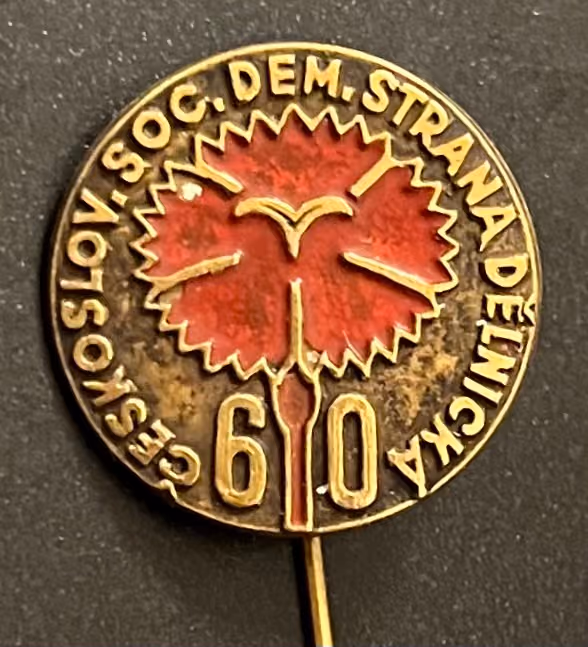 CSDSD - Tschechoslowakische Sozialdemokratische Arbeiterpartei - 60 Jahre