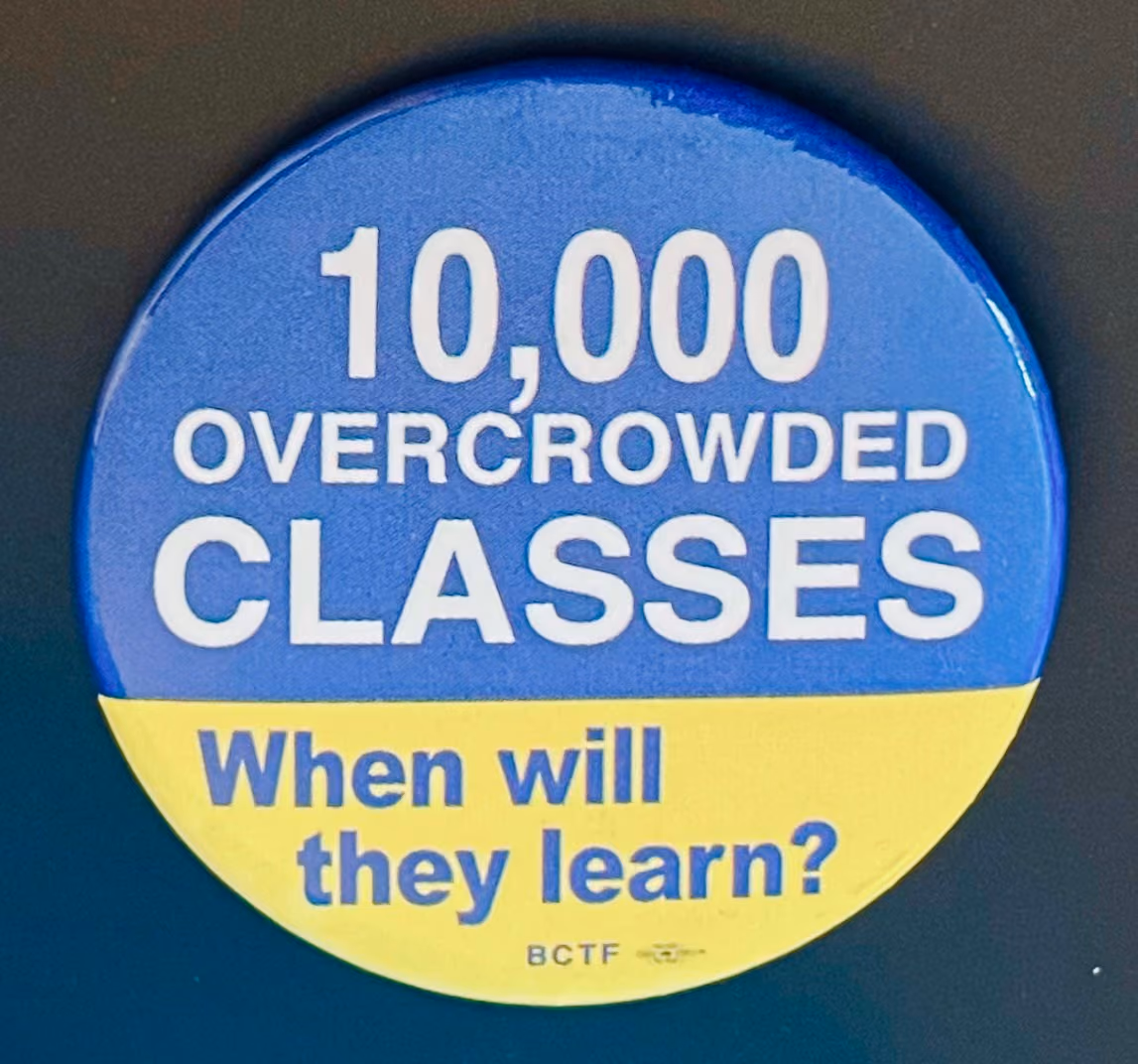 BCTF - 10.000 Overcrowded Classes - When will they learn?