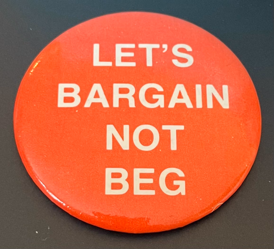 BCTF - Let´s bargain not beg