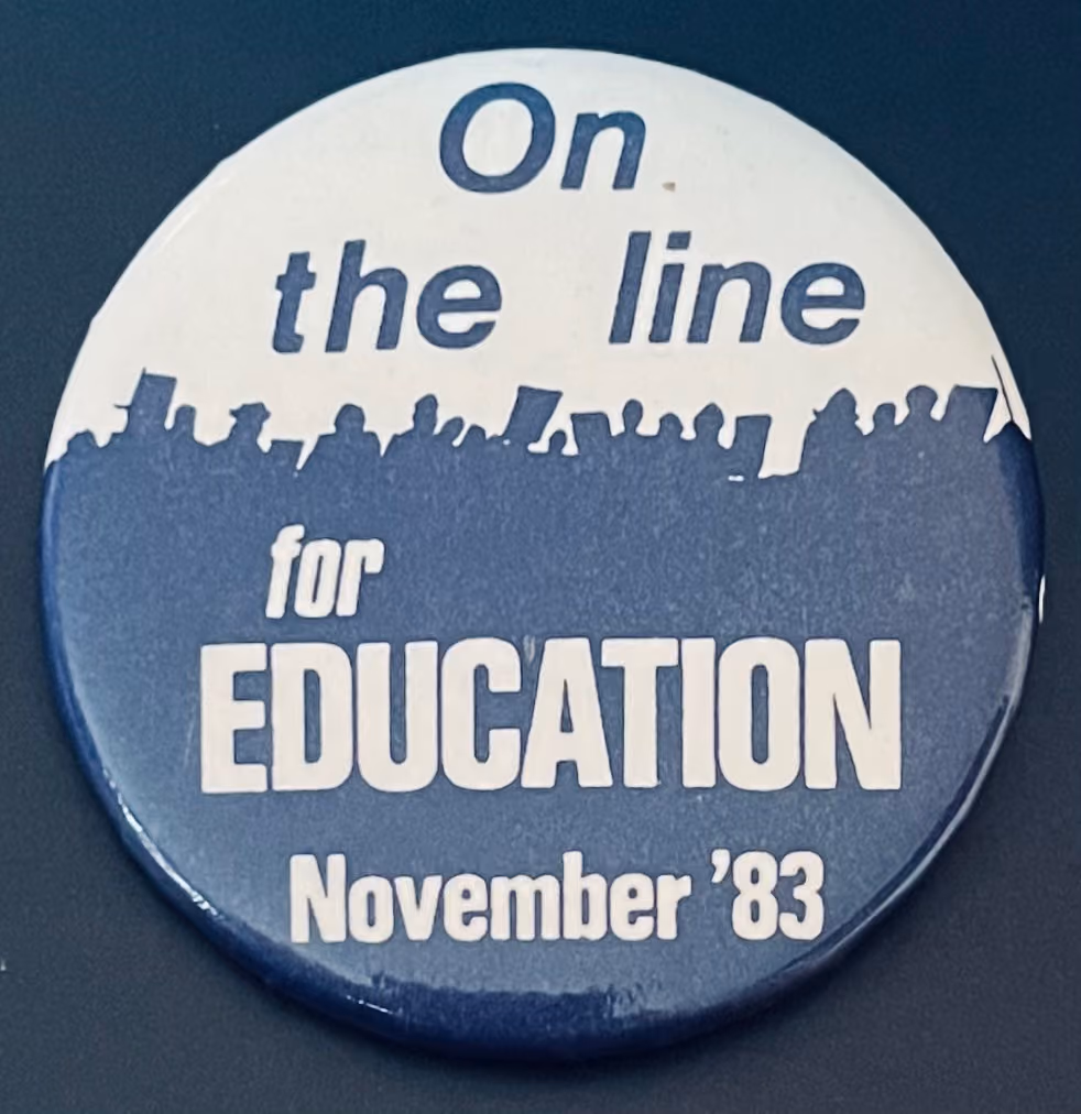 BCTF - On the line for education - November ´83