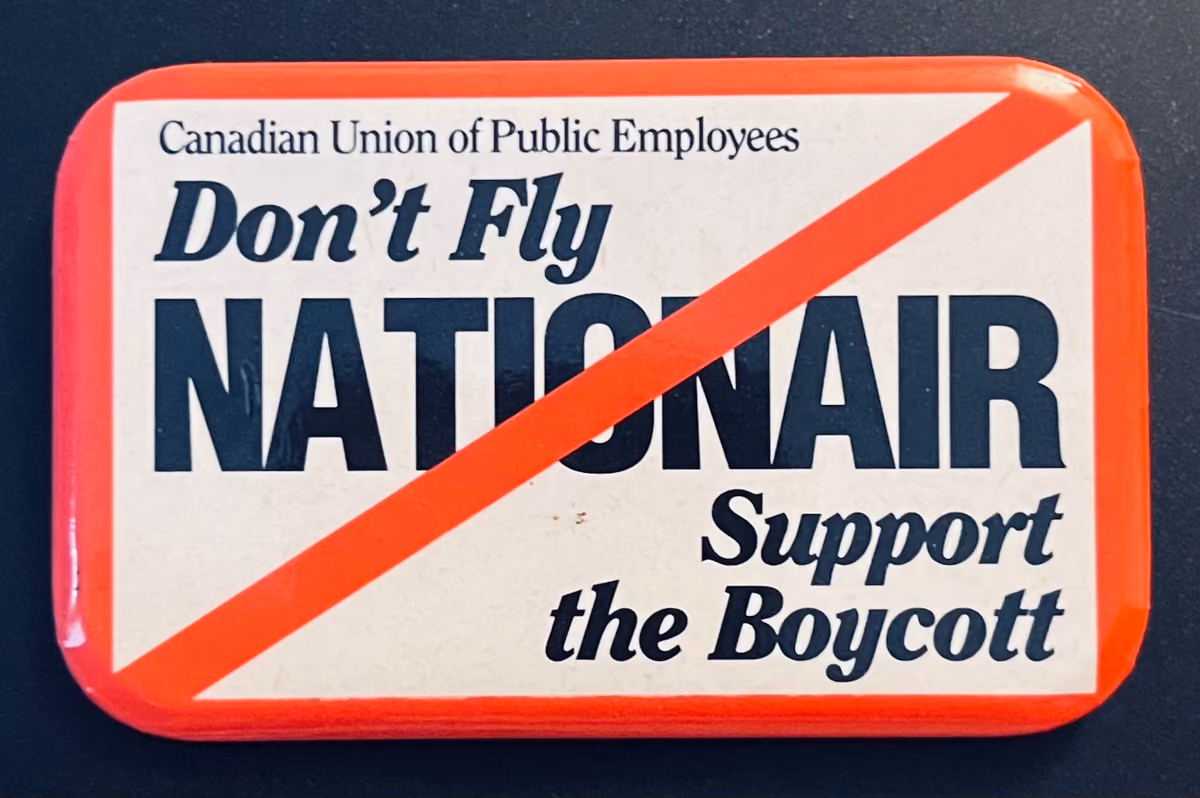 CUPE - Don´t fly Nationair - Support the Boycott