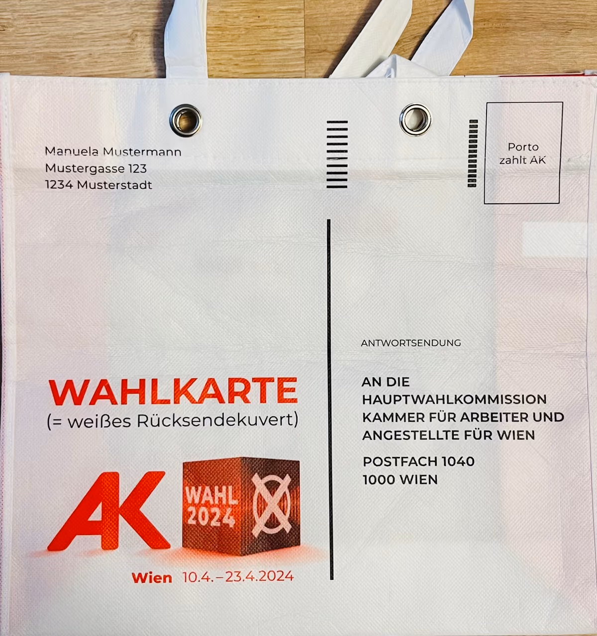 AK-Wien - Wahlkarte - AK Wahl 2024