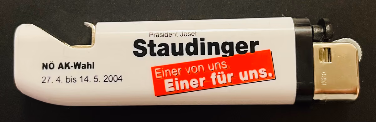 Präsident Josef Staudinger - Einer von uns. Einer für uns.