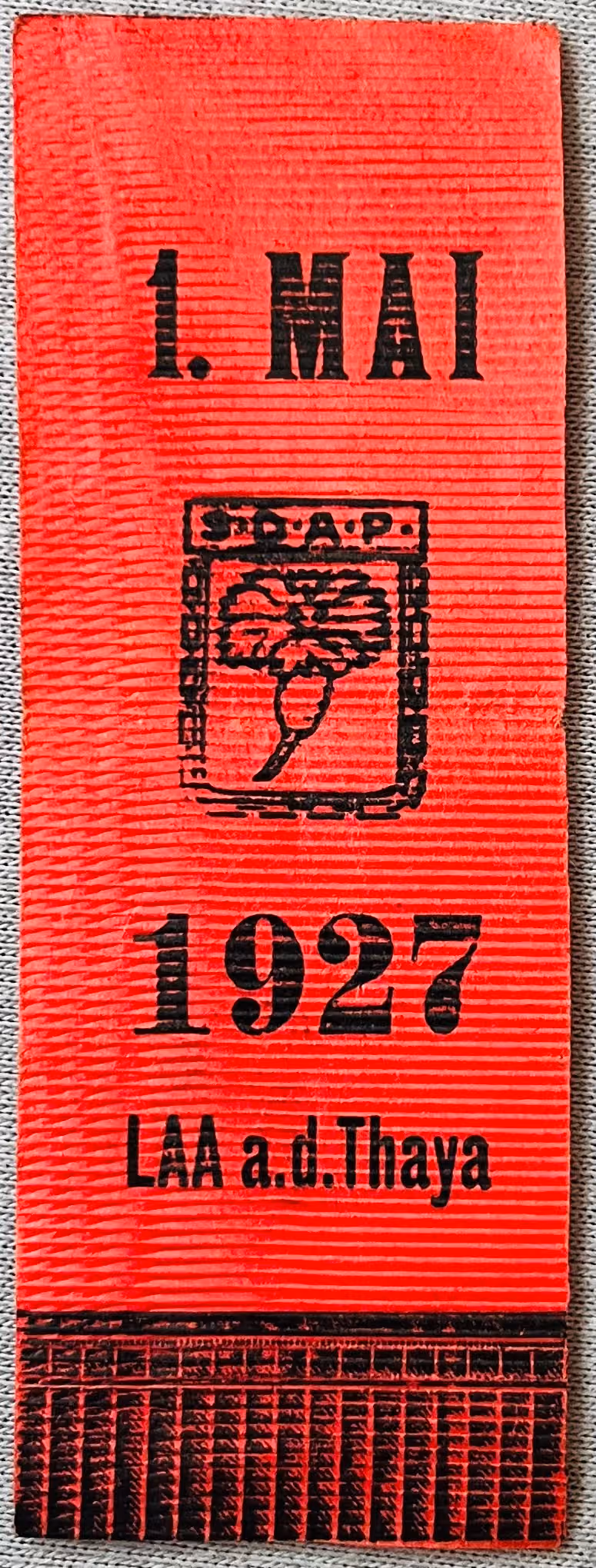 SDAP-Laa/Thaya - 1.Mai 1927