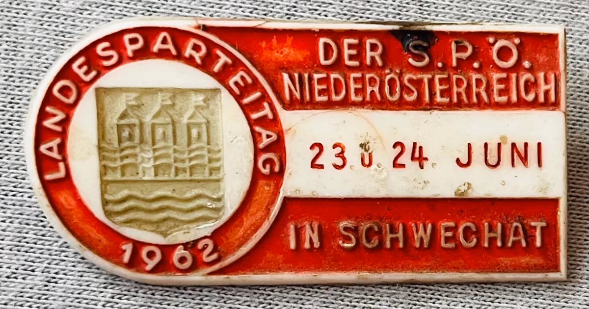 Landesparteitag der SPÖ Niederösterreich in Schwechat - 23. u. 24.Juni 1962