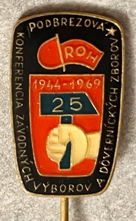 Konferenz der Betriebsausschüsse und Vertrauensleute der ROH Podbrezova - 25 Jahre 1944-1969