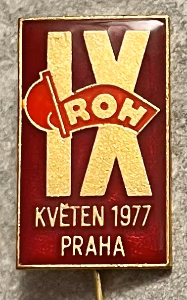ROH - IX. Allgewerkschaftskongress Mai 1977 Prag