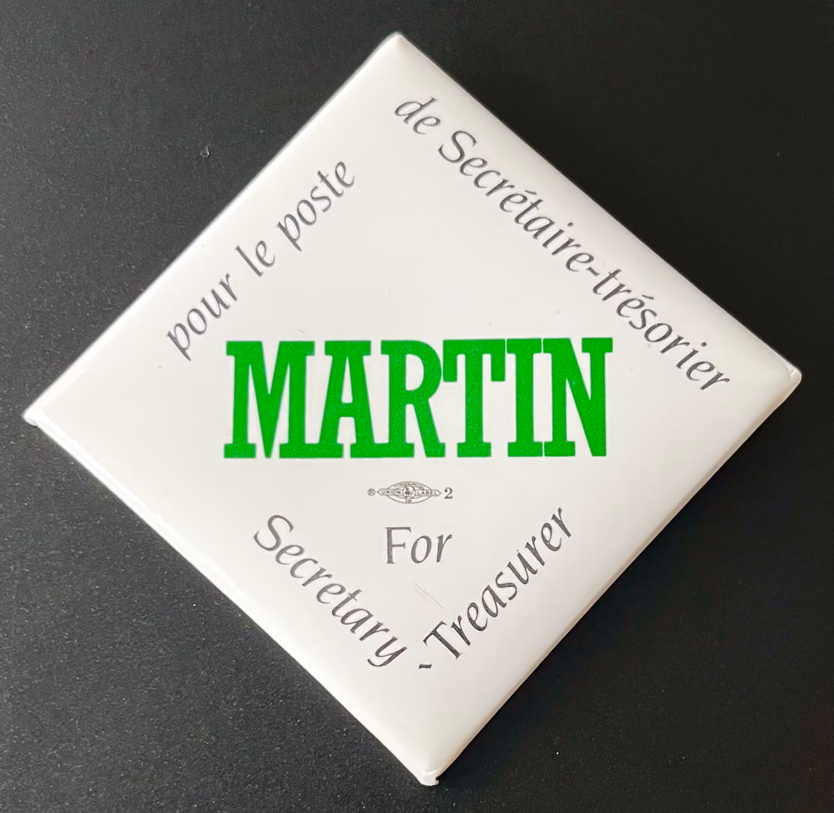 CLC - Martin for Secretary Treasurer