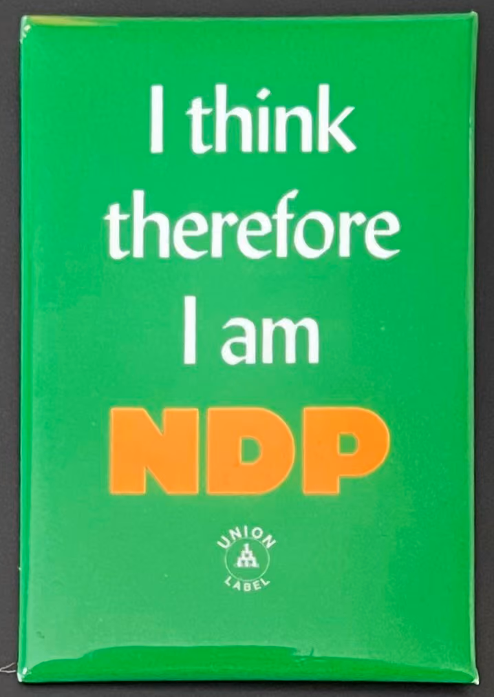 I think therefore I am NDP