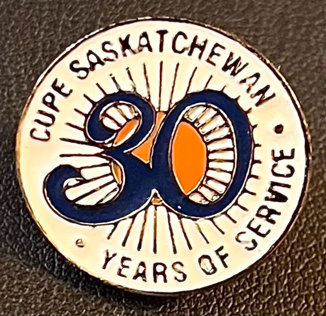 CUPE-Saskatchewan - 30 years of service