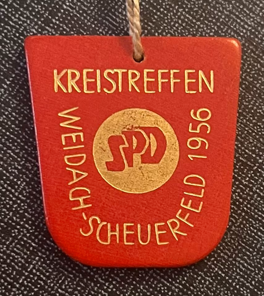 SPD Kreistreffen Weidach-Scheuerfeld 1956