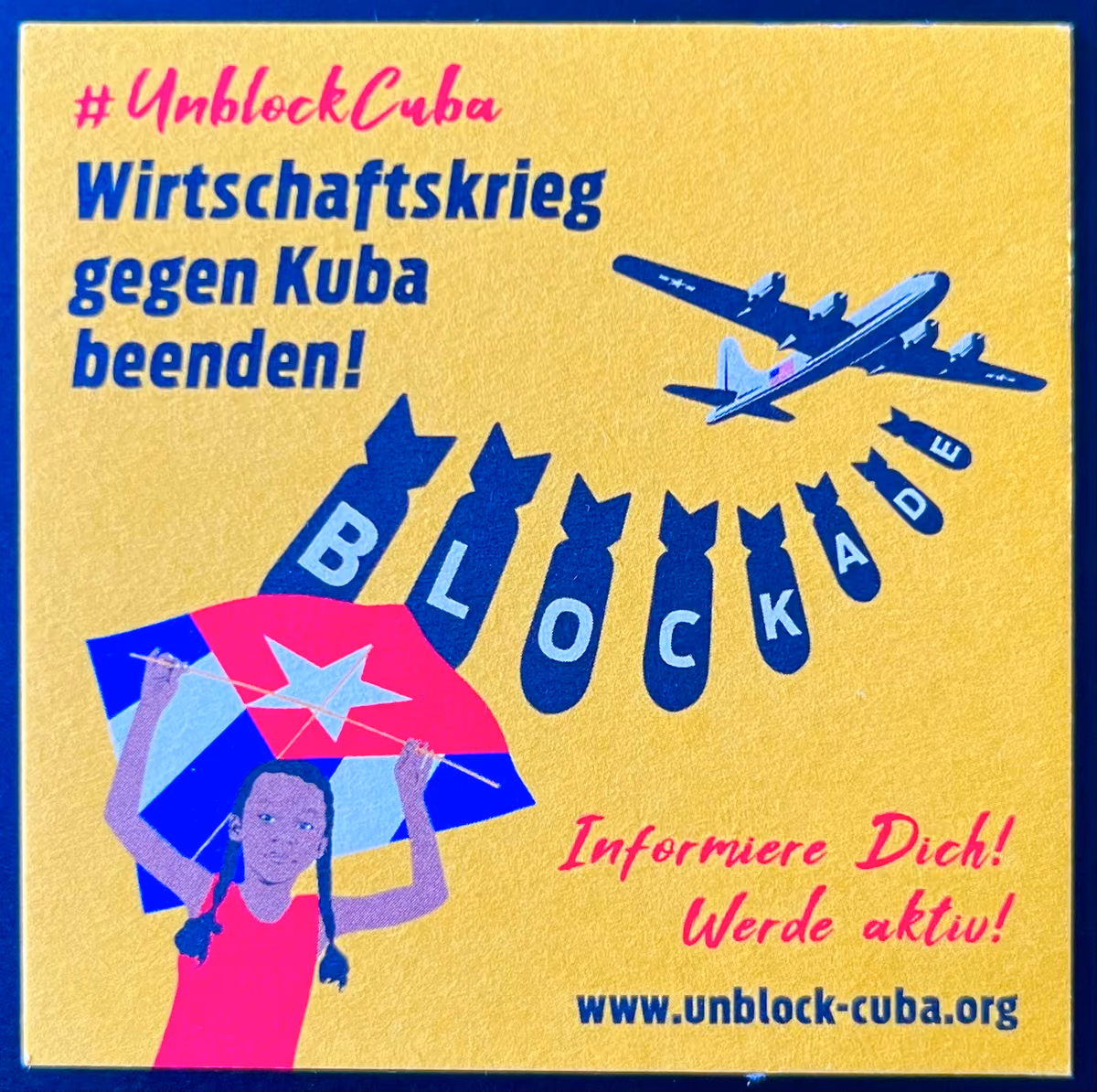 ÖKG - Unblock Cuba - Wirtschaftskrieg gegen Kuba beenden!