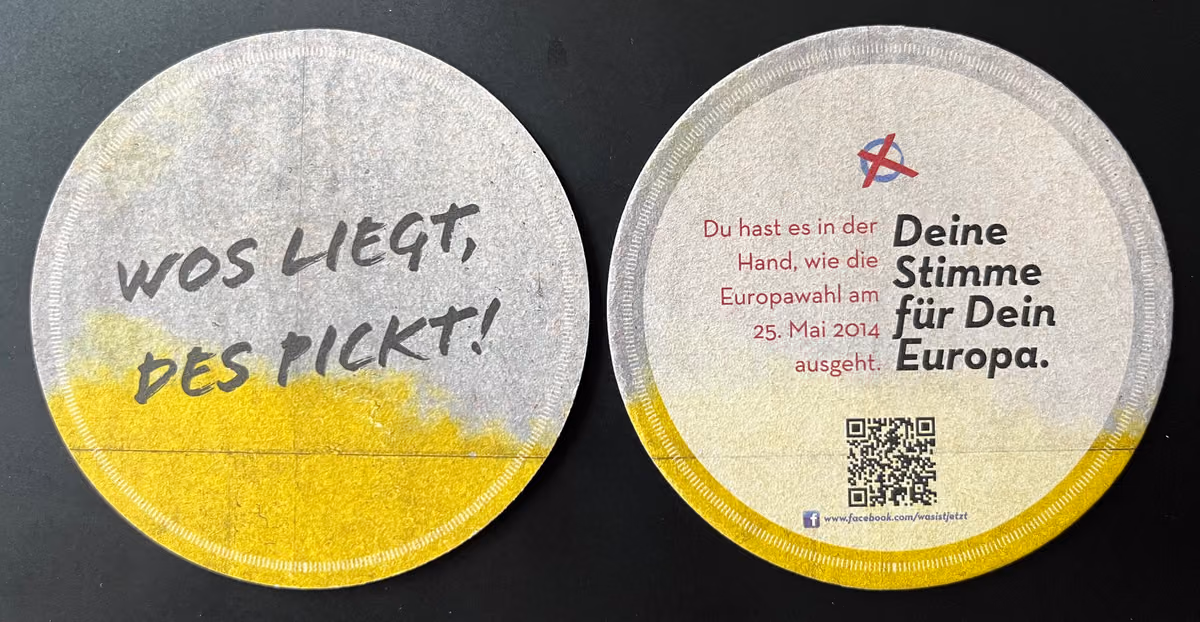 Europawahl 2014 - Wos liegt, des pickt!