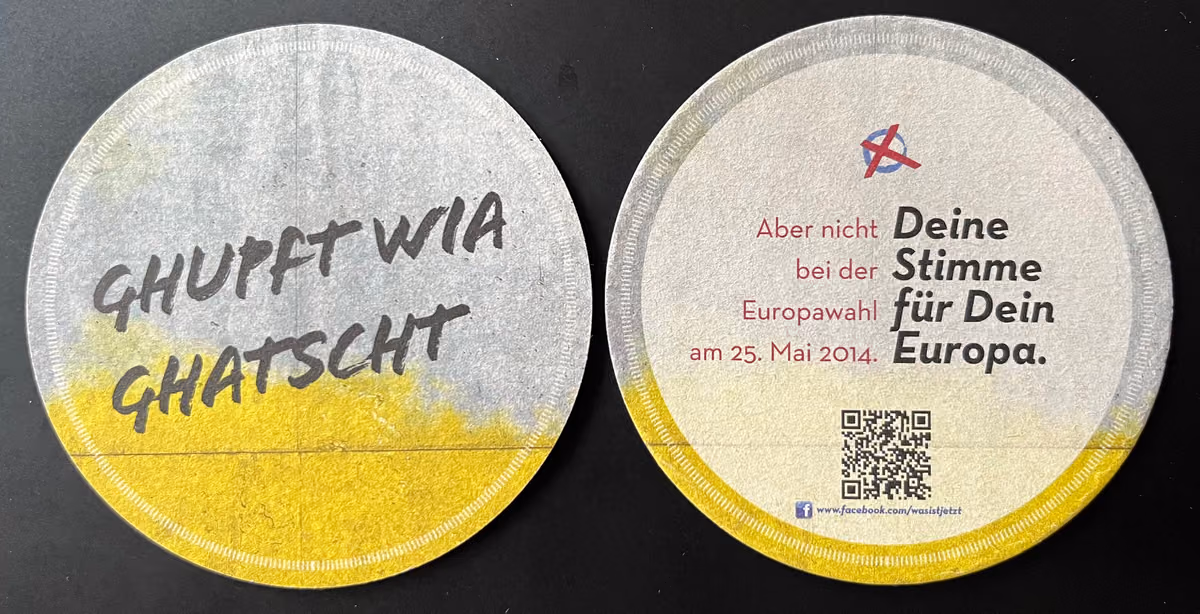 Europawahl 2014 - Ghupft wia ghatscht