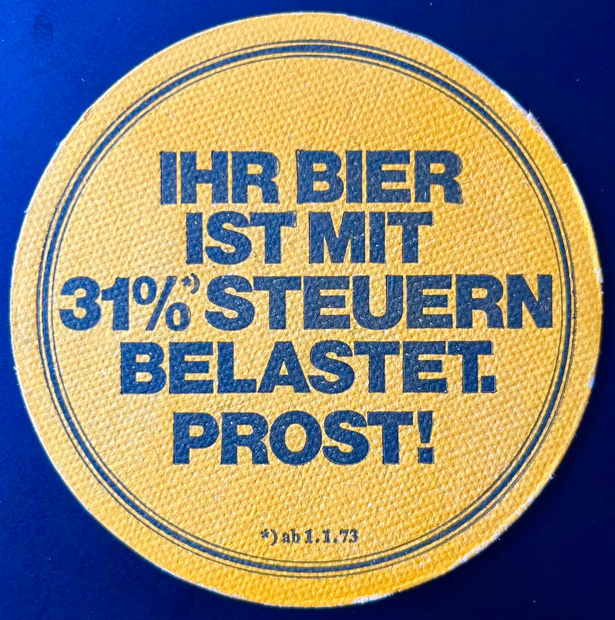 Wirtschaftsbund - Ihr Bier ist mit 31 % Steuern belastet Prost