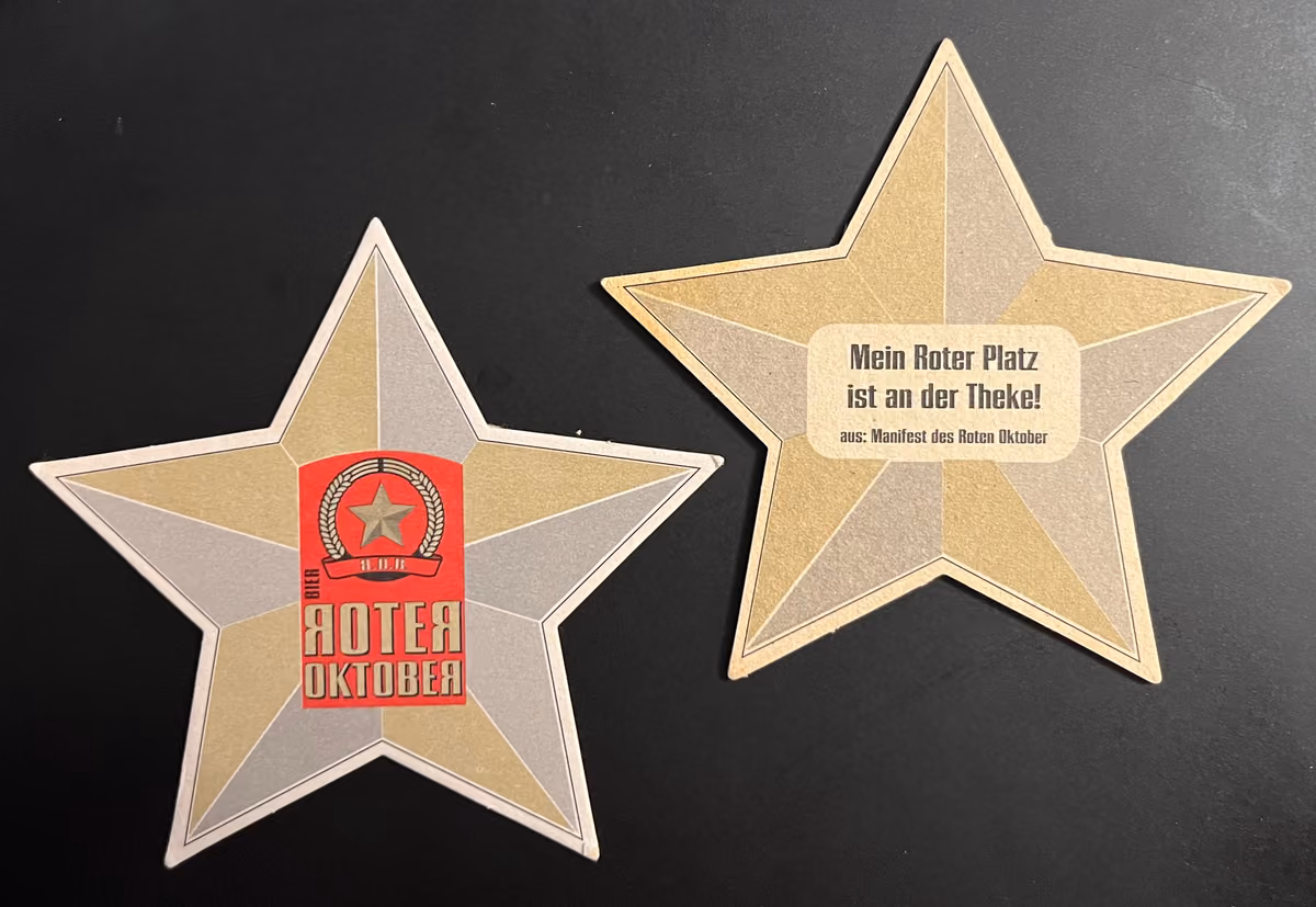 Roter Oktober Bier - Mein Roter Platz ist an der Theke!